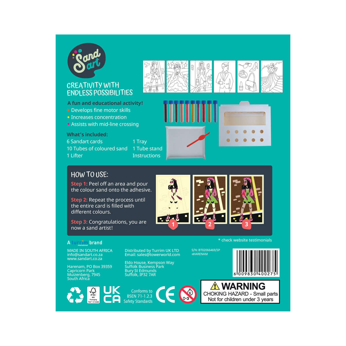 Sand Art Fashion Kit