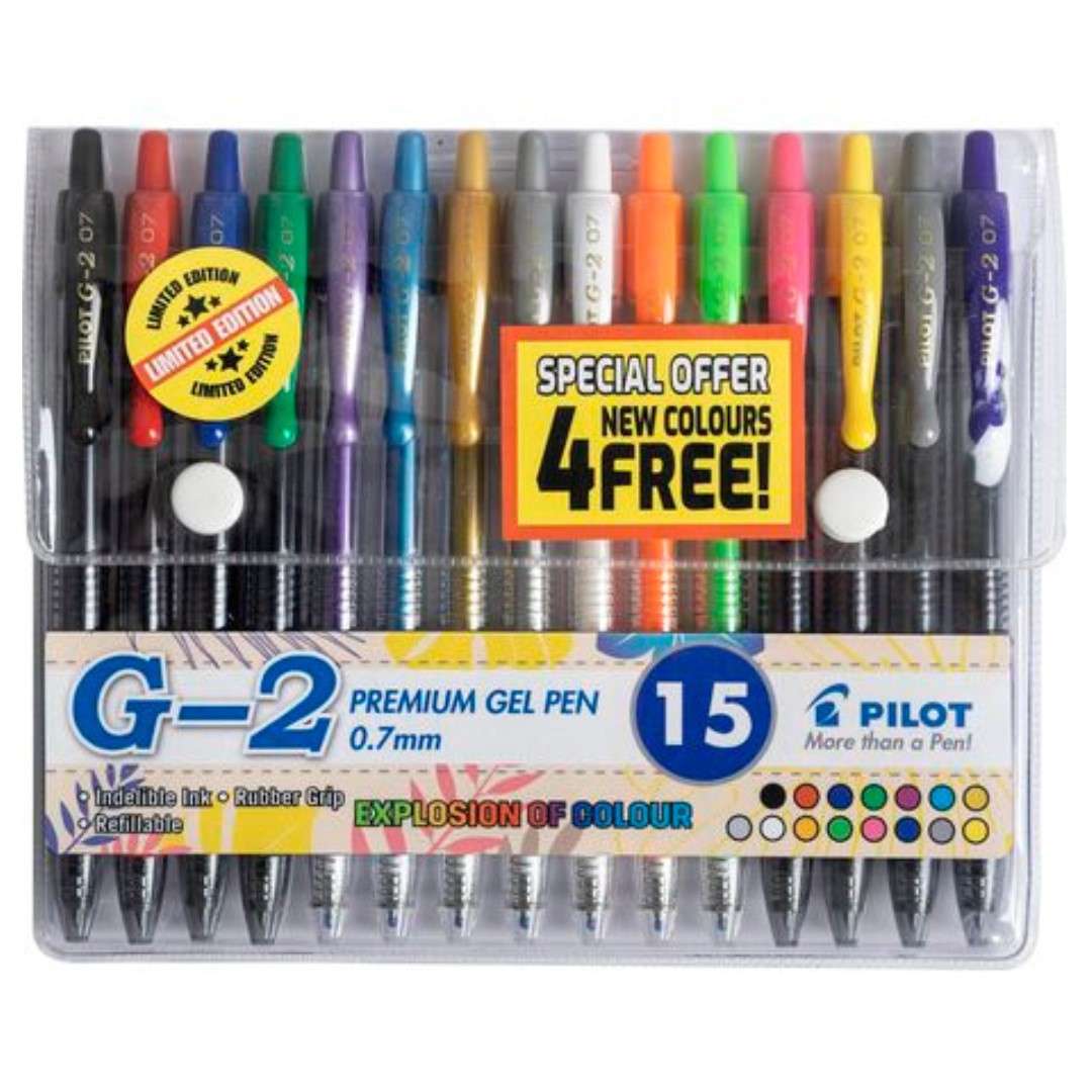 Pilot G2-7 Retractable Rollerball - Summer Wallet 15