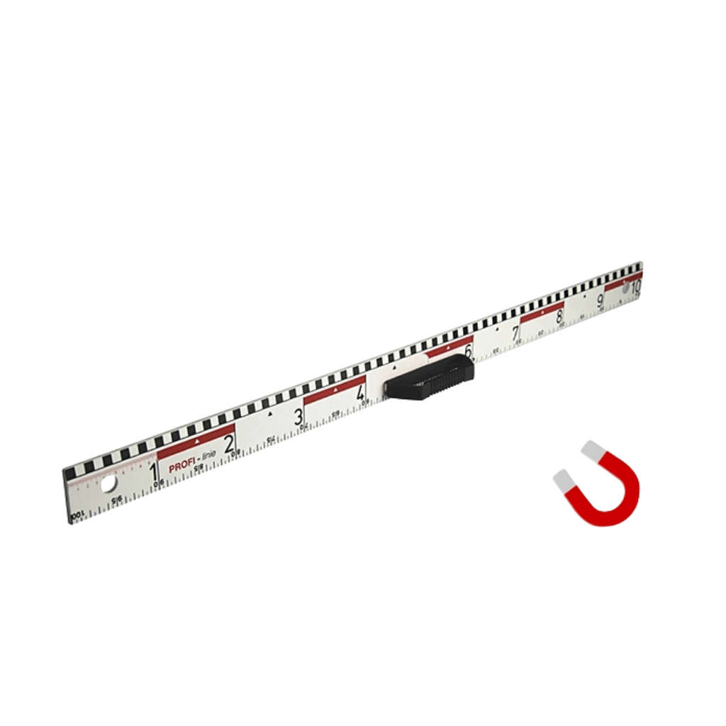 Magnetic Whiteboard Ruler 1m
