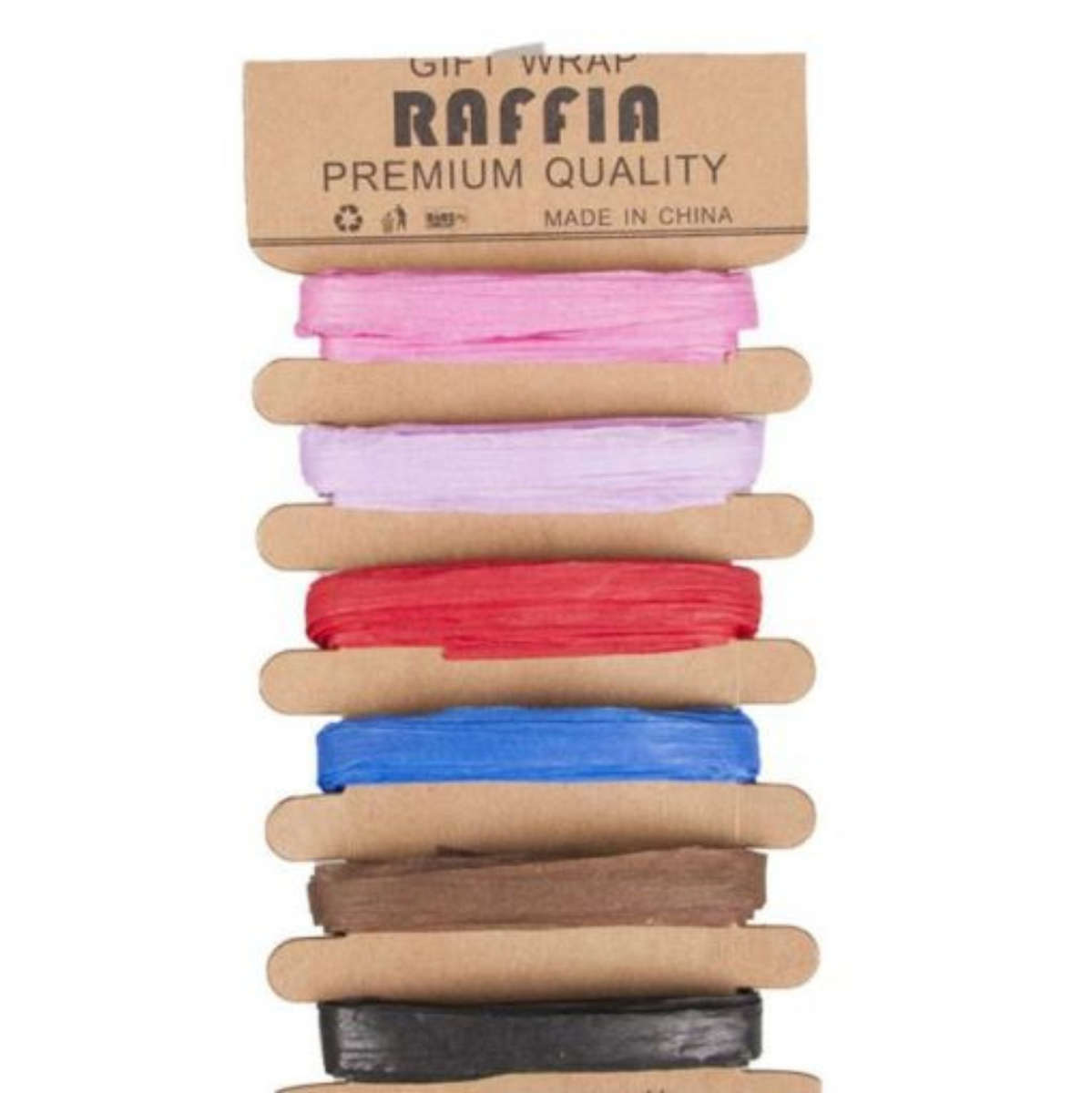 Raffia - 6 Different Colours (5m Each)