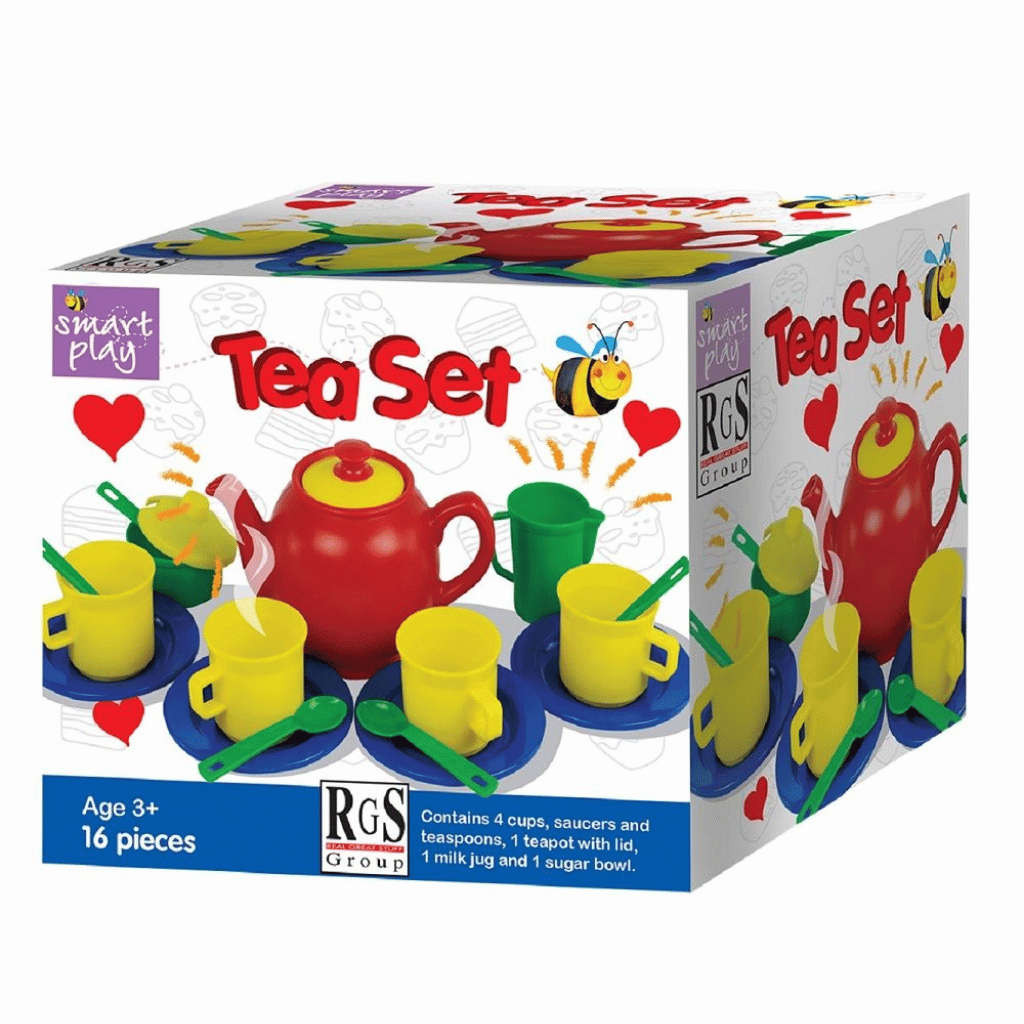 RGS Smart Play 18 Piece Tea Set - Plastic