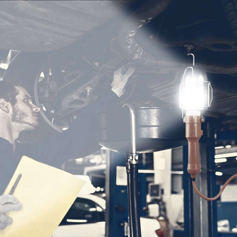 Work Light With on/off Switch and 5m long Cable - Orange