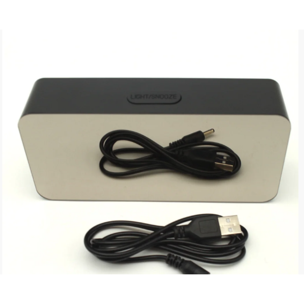 LED Mirror Digital Clock With Alarm