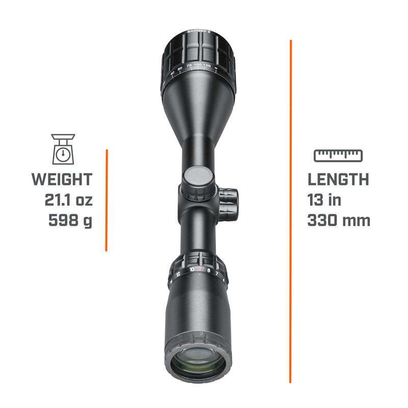Bushnell BANNER2  6-18X50 BLK BDC AO W/RINGS