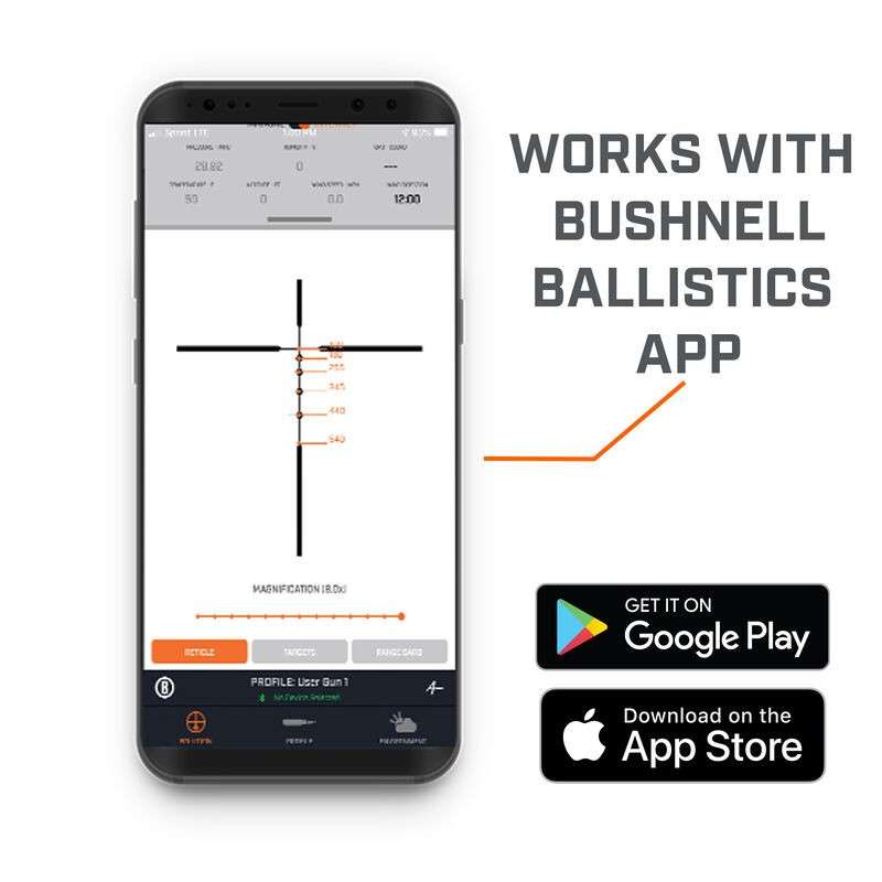 Bushnell BANNER2  6-18X50 BLK BDC AO W/RINGS