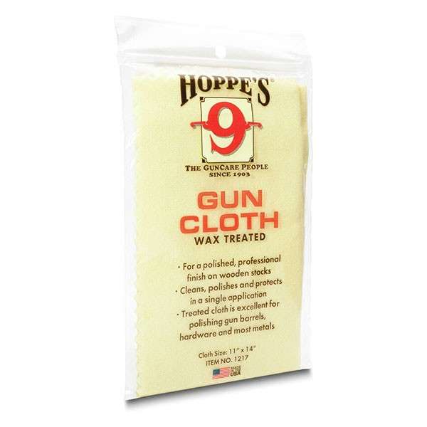 Hoppes CLEANING  CLOTH, Wax Treated Gun Cloth