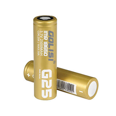 Golisi 18650 BATTERY, 2500MAH 20A CDR