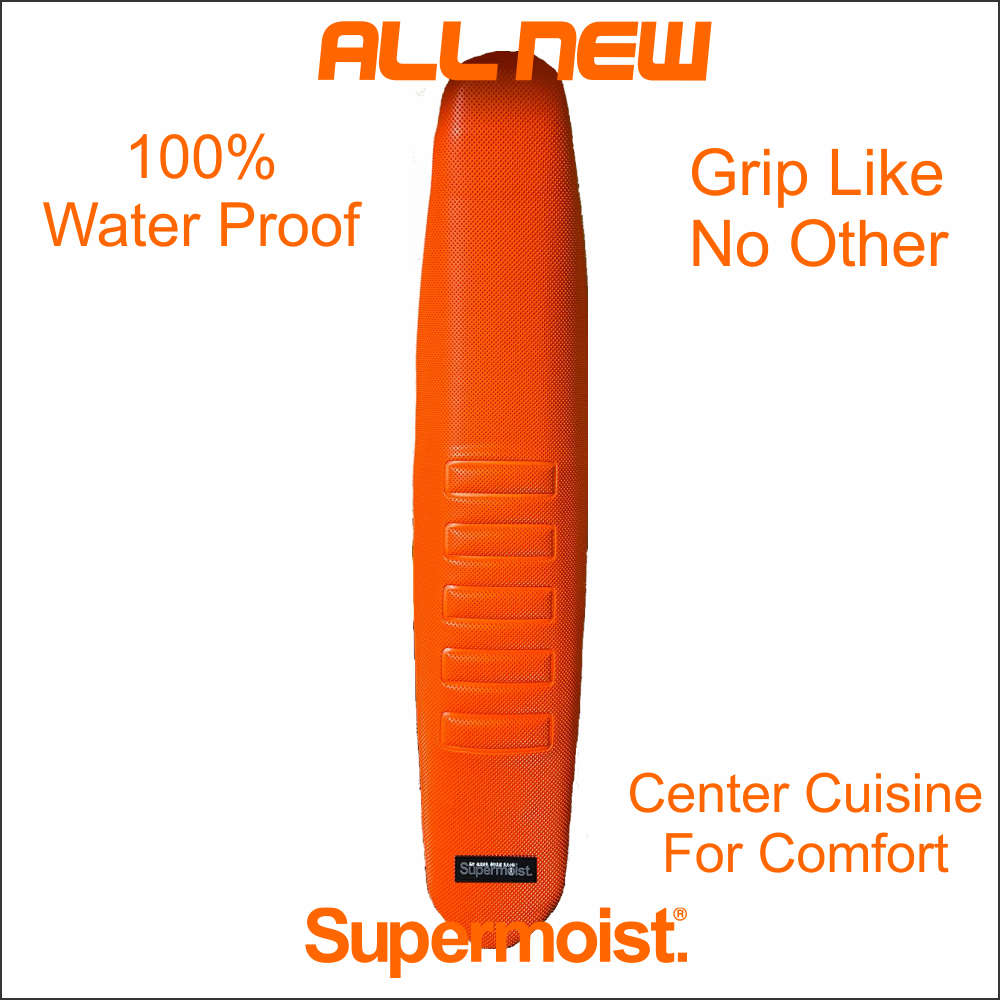 Supermoist "Limited Edition" SUPER-GRIPPER Motorbike Seat Cover - Orange (KTM, Gas Gas and Husqvarna