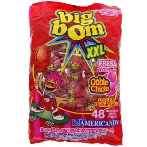 Big Bom Lollipop Red 48s