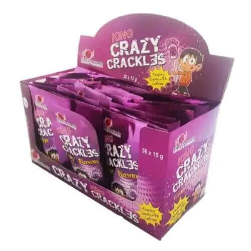 King Crazy Crackles Grape 36X15g