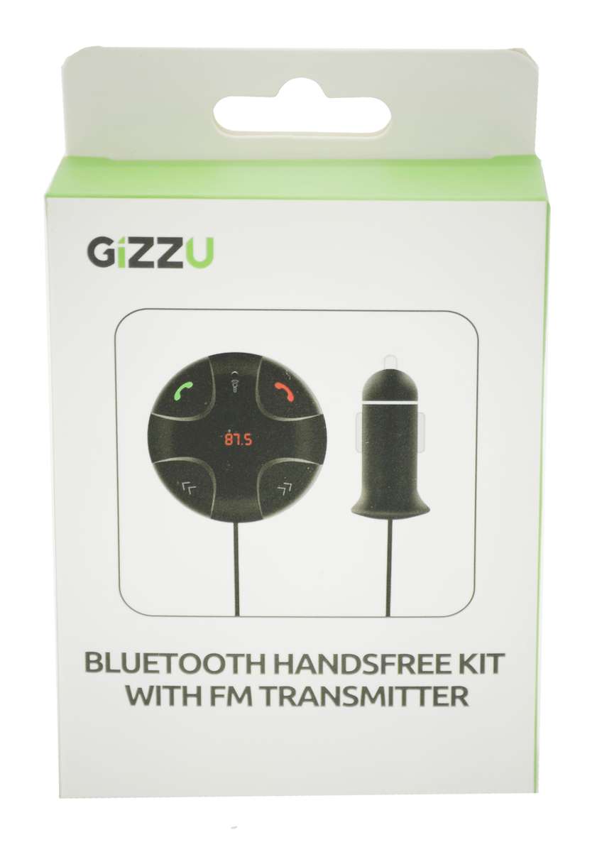 Gizzu Bluetooth Handsfree Kit with FM Transmitter