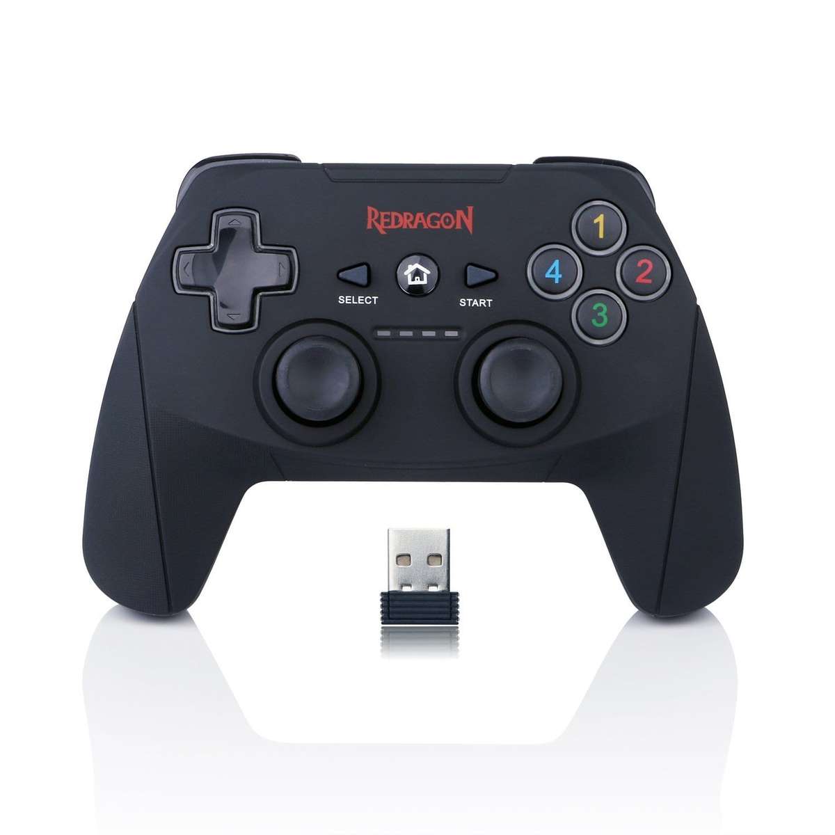 Redragon Harrow Wireless X D-Input(Digital Analog) Pc Controller Black