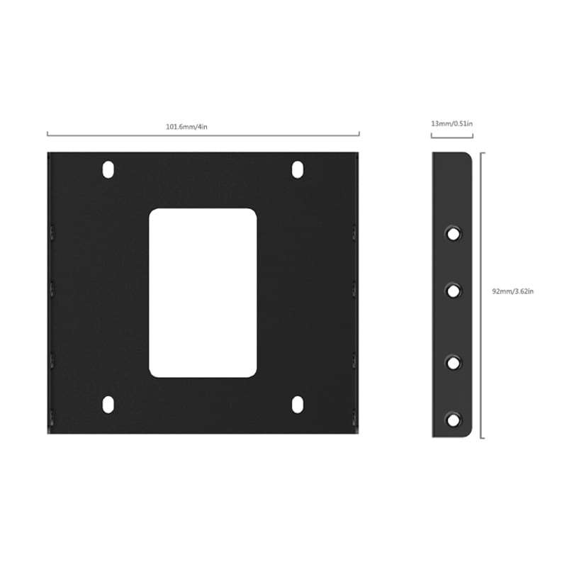 Orico 3.5" To 2.5" Hdd Caddy - Black