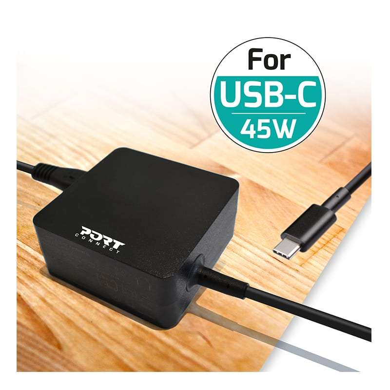 Port Connect 45W Usb-C Notebook Adapter