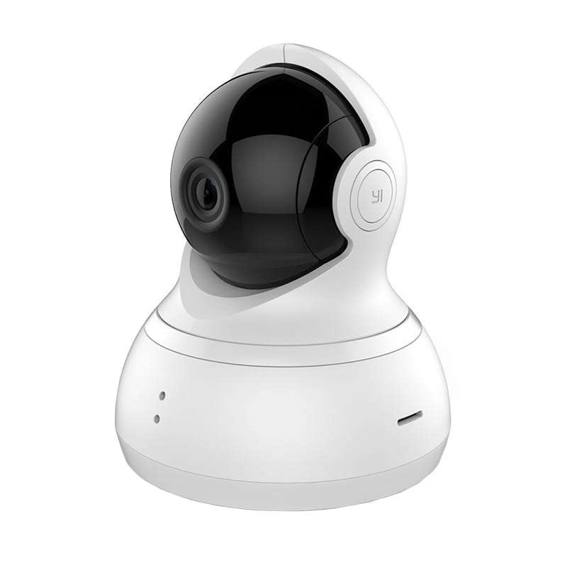 YI Smart Home Dome 1080P 2MP 112 PTZ 360 Micro SD Slot Camera White