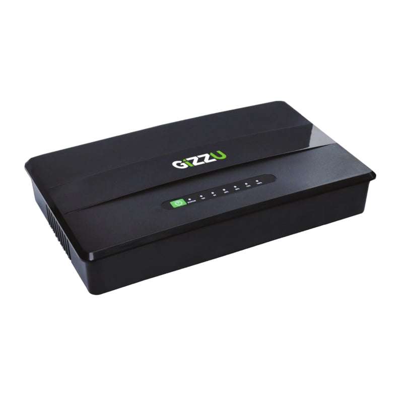 Gizzu 30W 38Wh 10400Mah Mini Dc Ups - Black