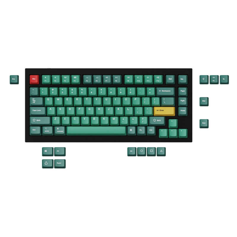 Keychron Dye-Sub PBT Full Keycap Set - Forest