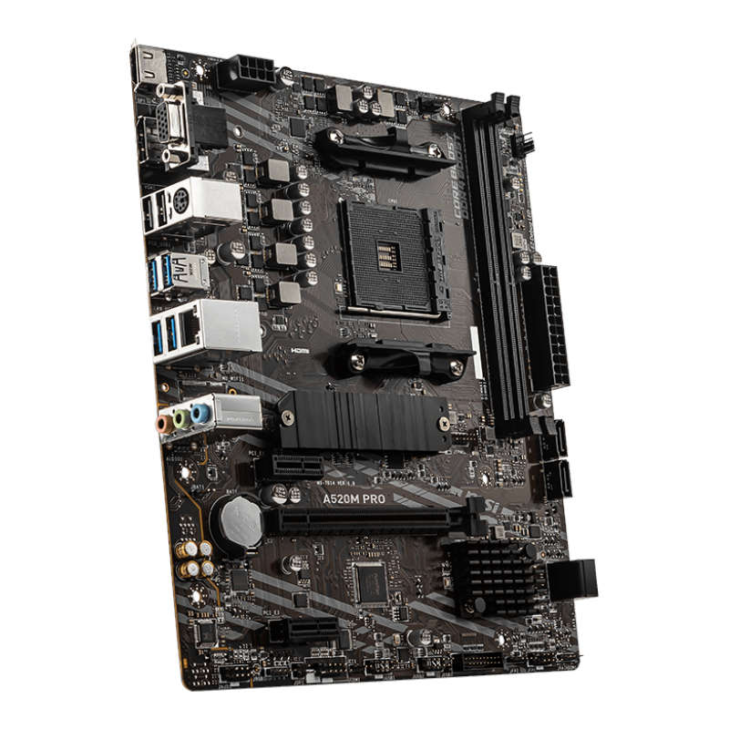 Msi Amd A520 Ryzen Am4 M Atx Board