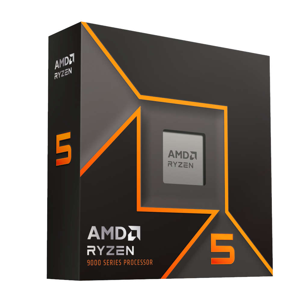 Amd Ryzen 5 9600X 6-Core 12-Threads; Socket Am5; 38Mb Cache; 65W Processor With Radeon Graphic...