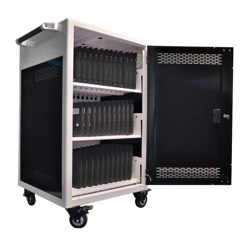 Gizzu 36 Bay Type-C Storage Charging Trolley for 15.6" Laptops