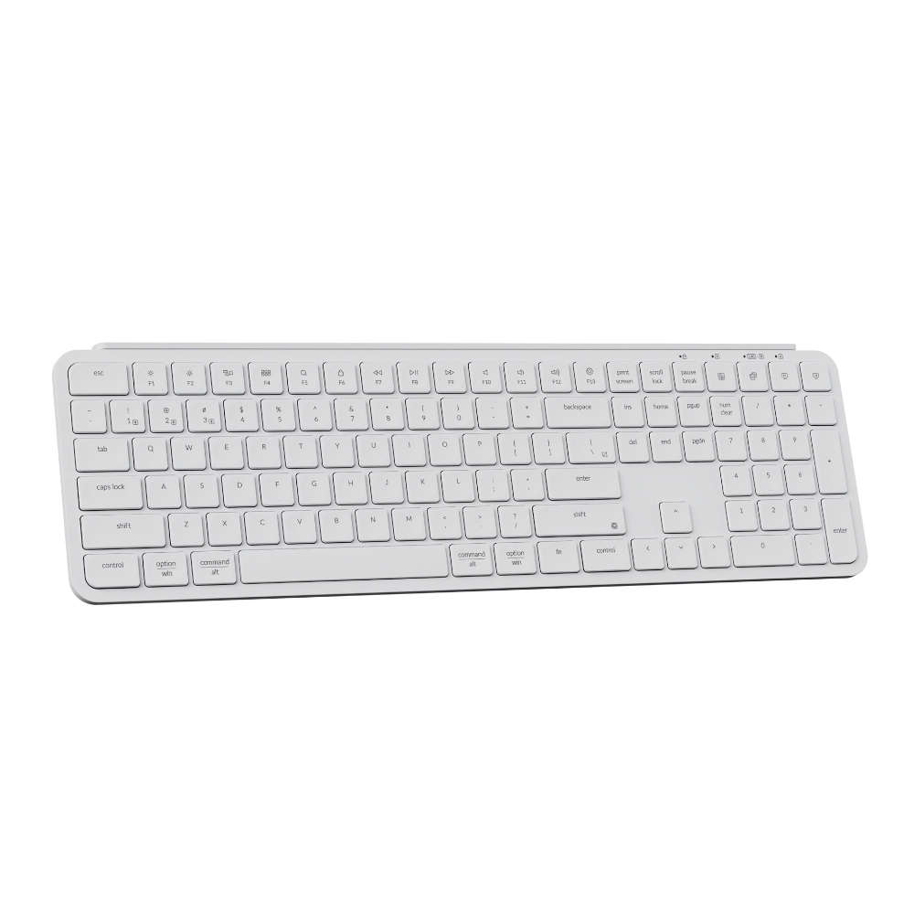 Keychron B6 Pro Ultra-Slim 100% Wireless Keyboard  Ivory White