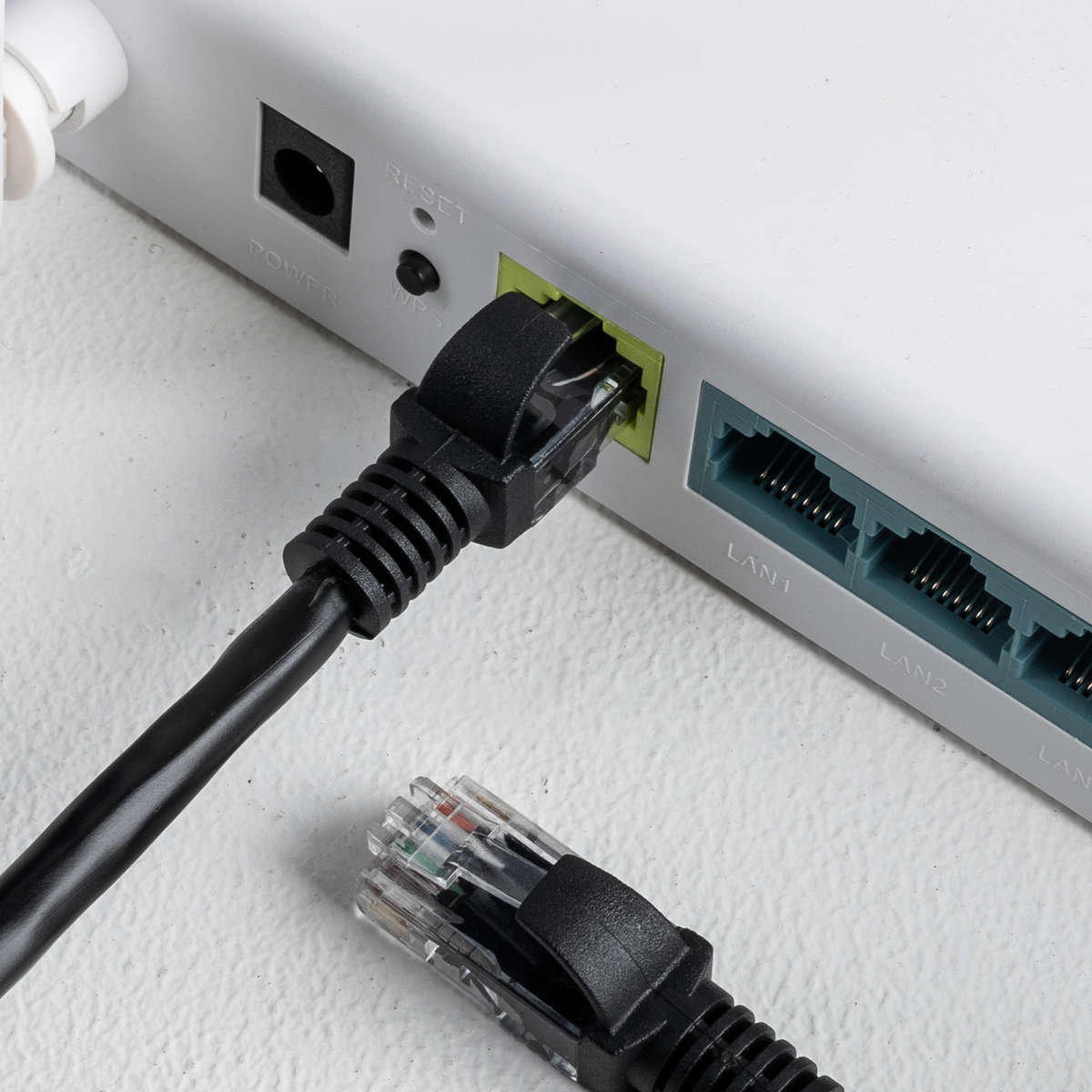 Gizzu Cat6 UTP Fly Lead Ethernet Network Cable 50cm  Black