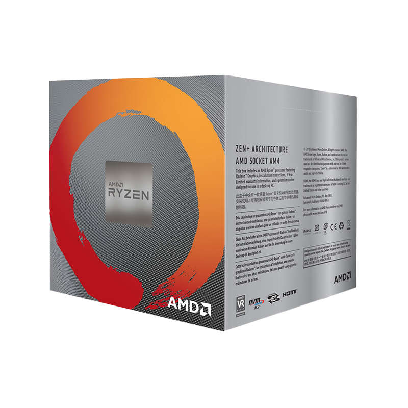 AMD Ryzen 5 3400G AM4 CPU