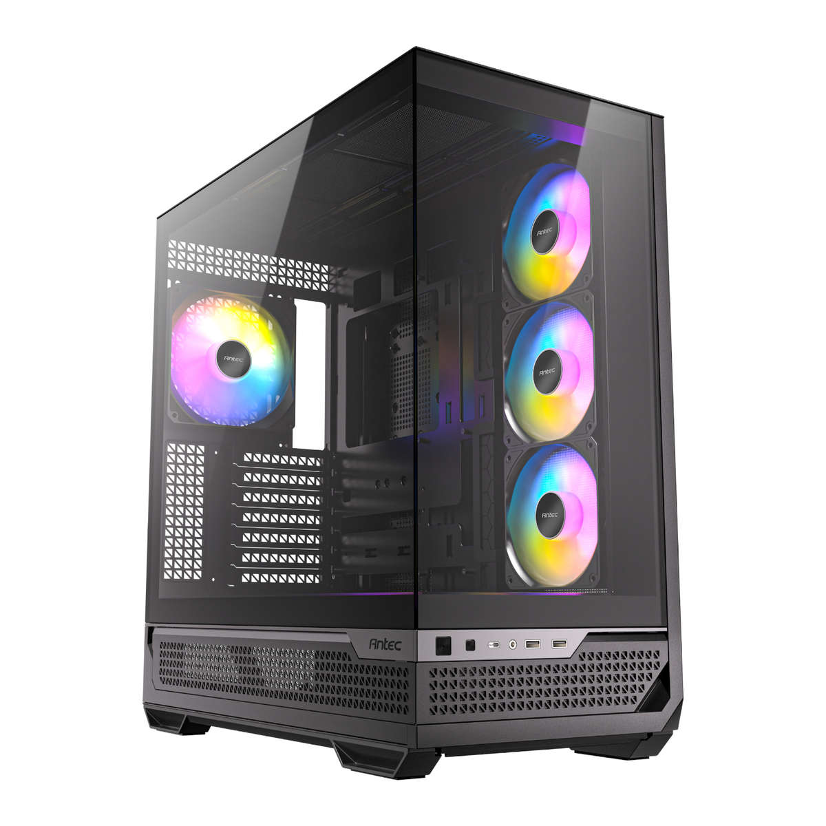 Antec C7 ARGB E-ATX Mid Tower Gaming Chassis  Black