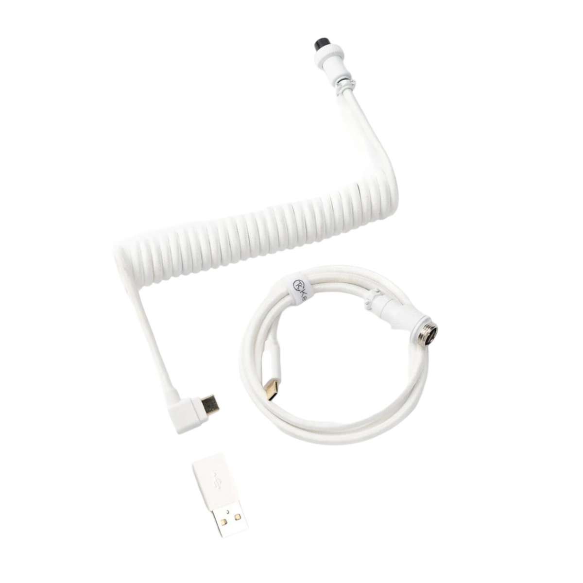 Keychron Coiled Aviator White Cable