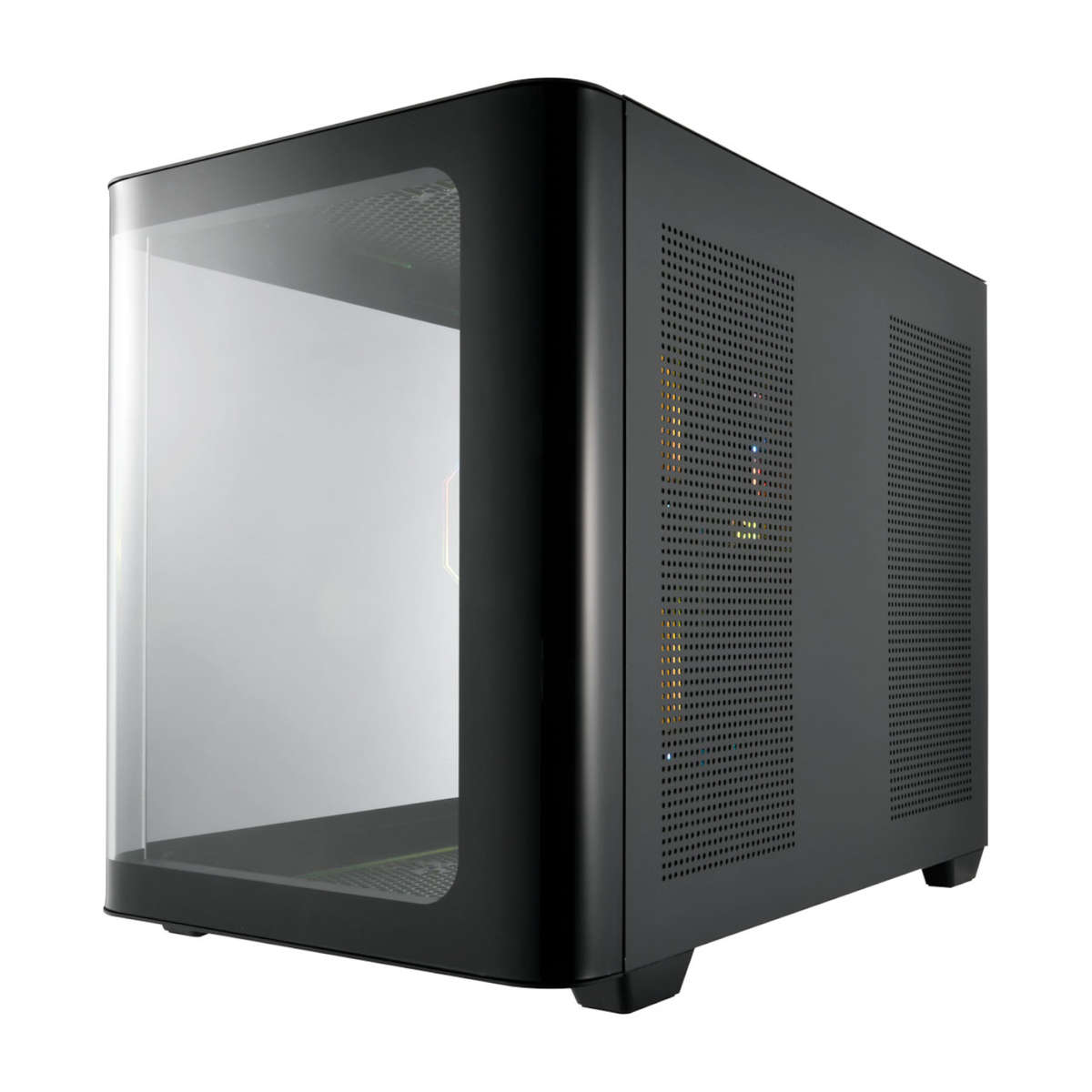 FSP S380 ARGB M-ATX Mid Tower Gaming Chassis - Black