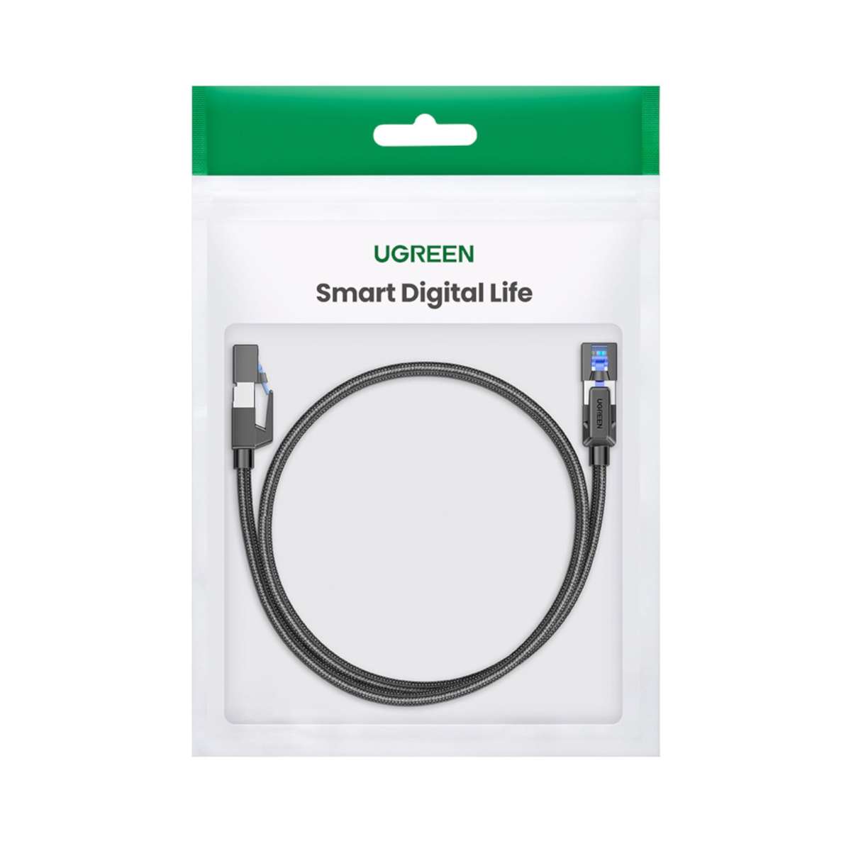 UGREEN Cat8 Nylon Braided Ethernet Cable - 40Gbps with Modular Plugs - 2m