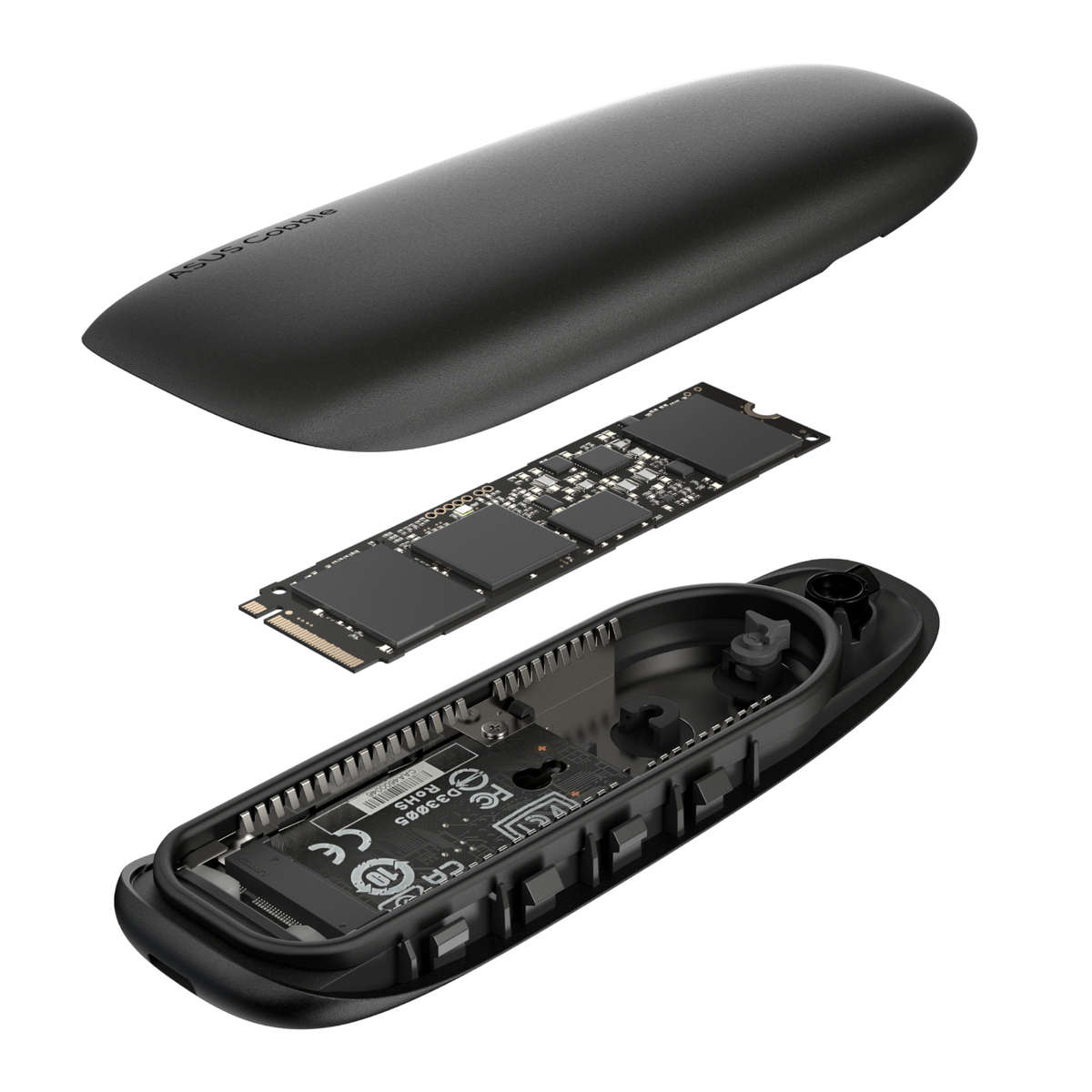 Asus Cobble M.2 SSD Enclosure - Black