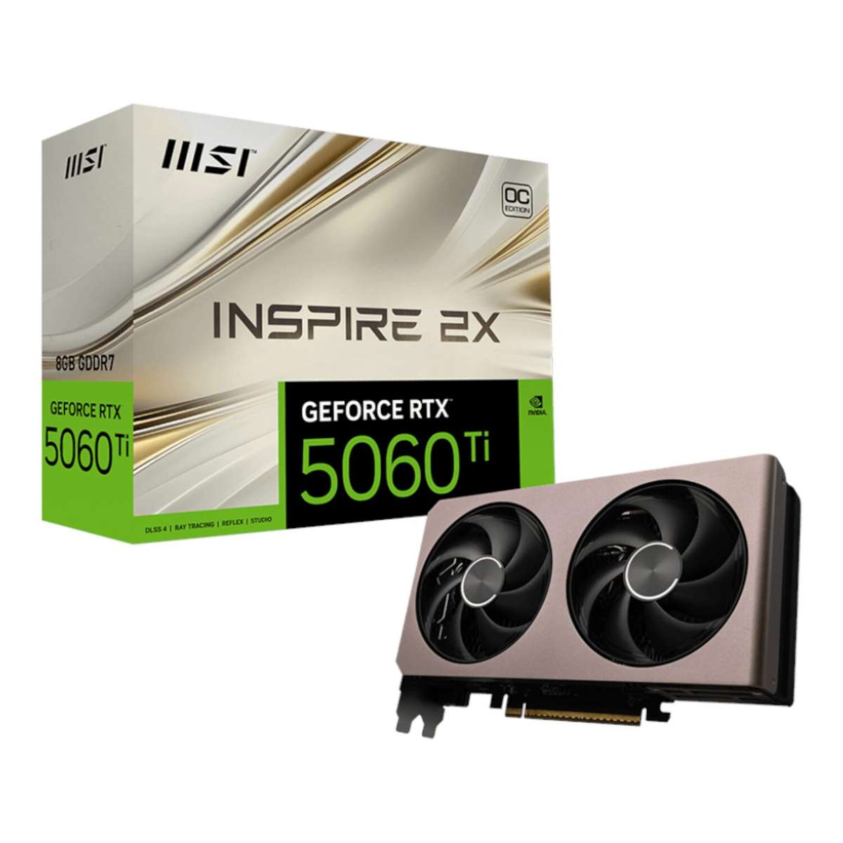 MSI GeForce RTX 5060 Ti 8GB INSPIRE 2X OC Graphics Card