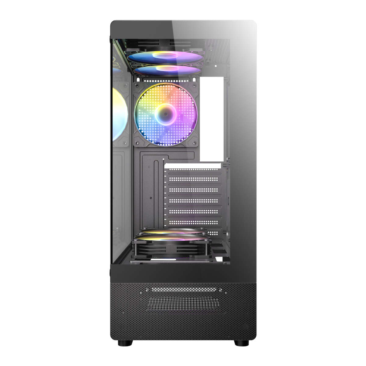 Antec VCX200 RGB Elite ATX Mid-Tower Gaming Chassis - Black