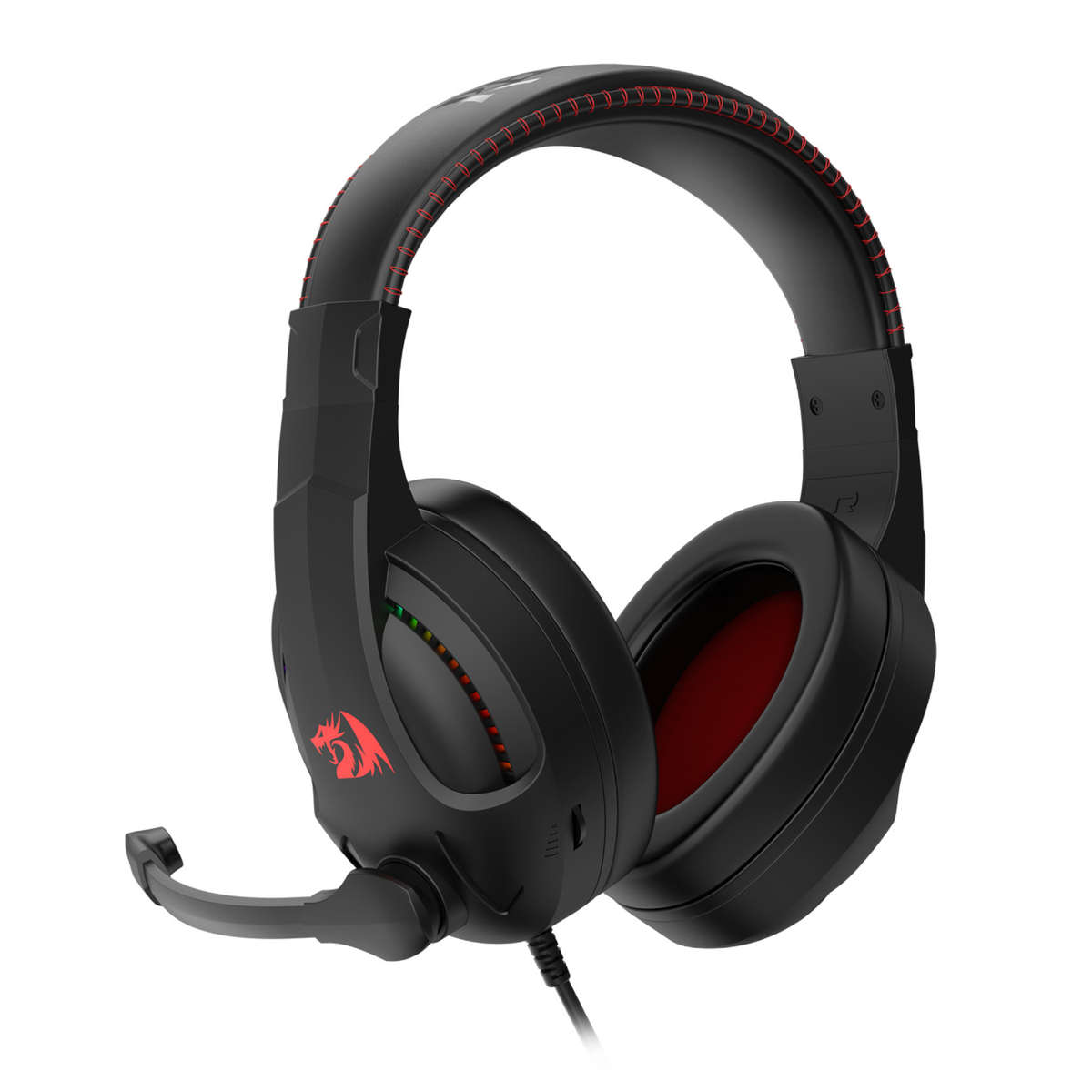 Redragon H211 CRONUS Surround Sound RGB Wired Gaming Headset  Black