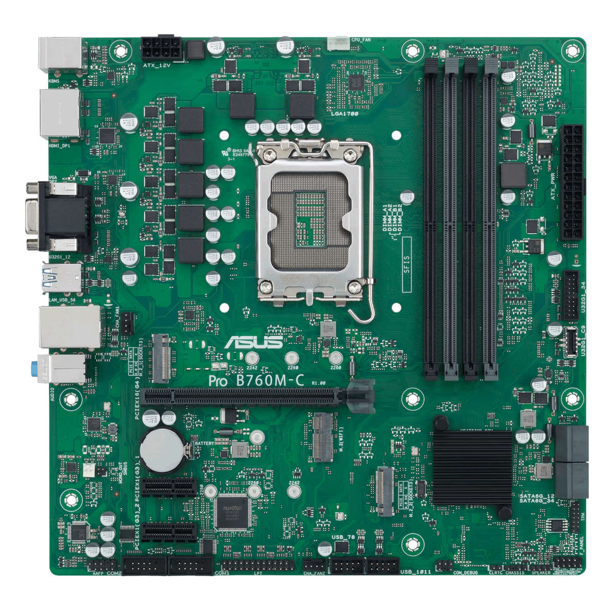 ASUS PRO B760M C CSM LGA 1700 M-ATX Motherboard