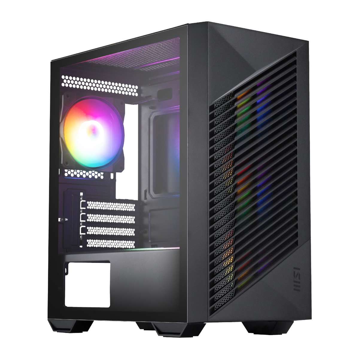 MSI PC Case PRO FORGE M050A PC Case Micro-ATX Gaming Chassis  Black PC Case
