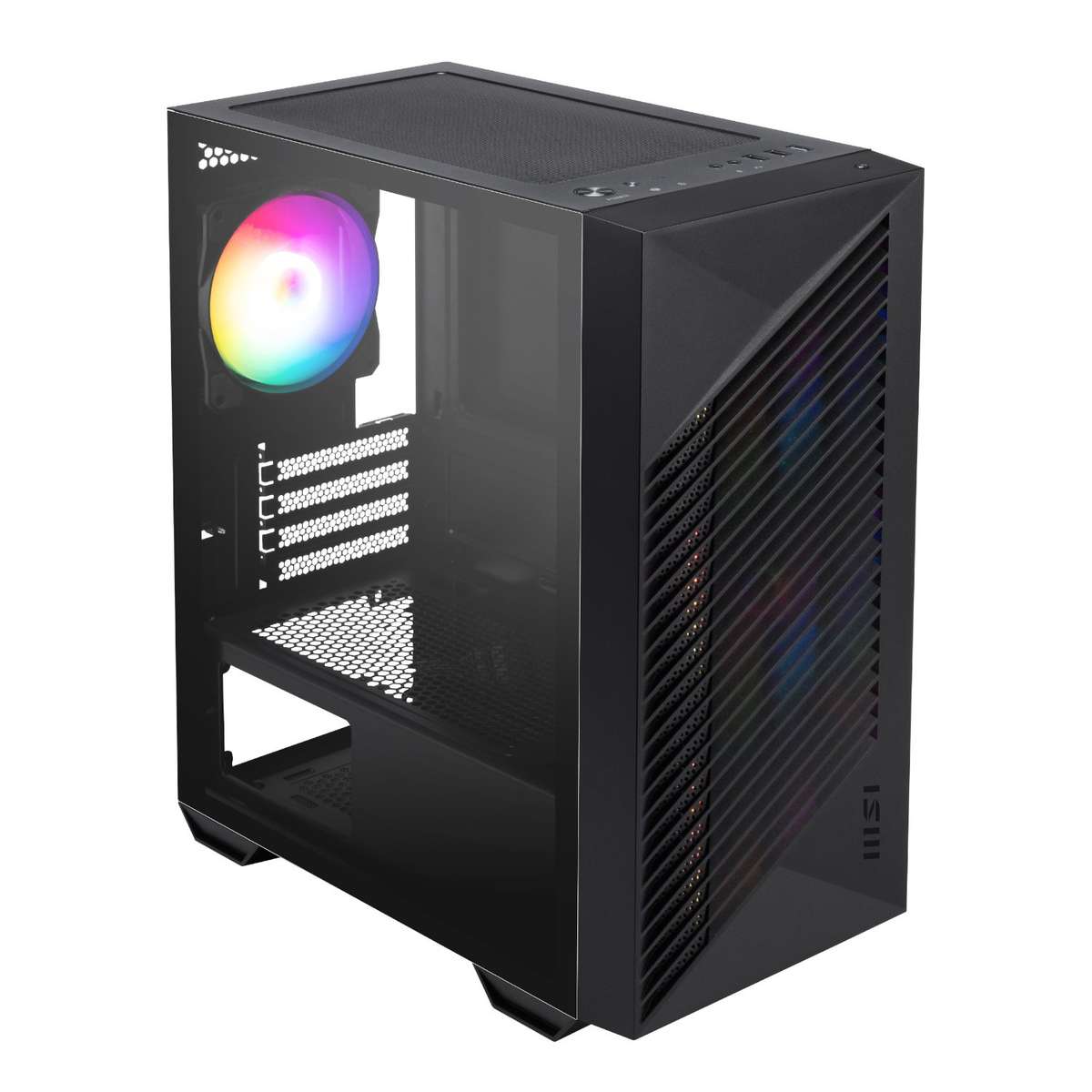 MSI PC Case PRO FORGE M050A PC Case Micro-ATX Gaming Chassis  Black PC Case