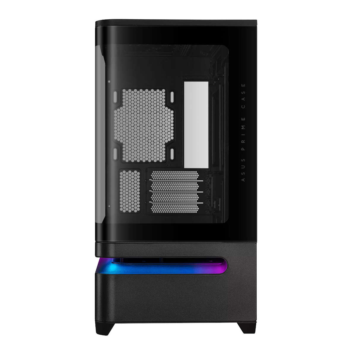 Asus Prime AP202 ARGB Curved Tempered Glass Micro-ATX Chassis  Black