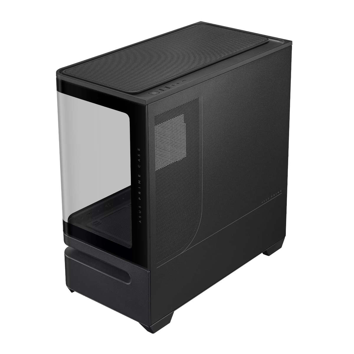 Asus Prime AP202 ARGB Curved Tempered Glass Micro-ATX Chassis  Black
