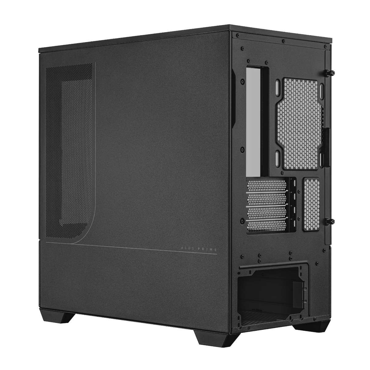 Asus Prime AP202 ARGB Curved Tempered Glass Micro-ATX Chassis  Black