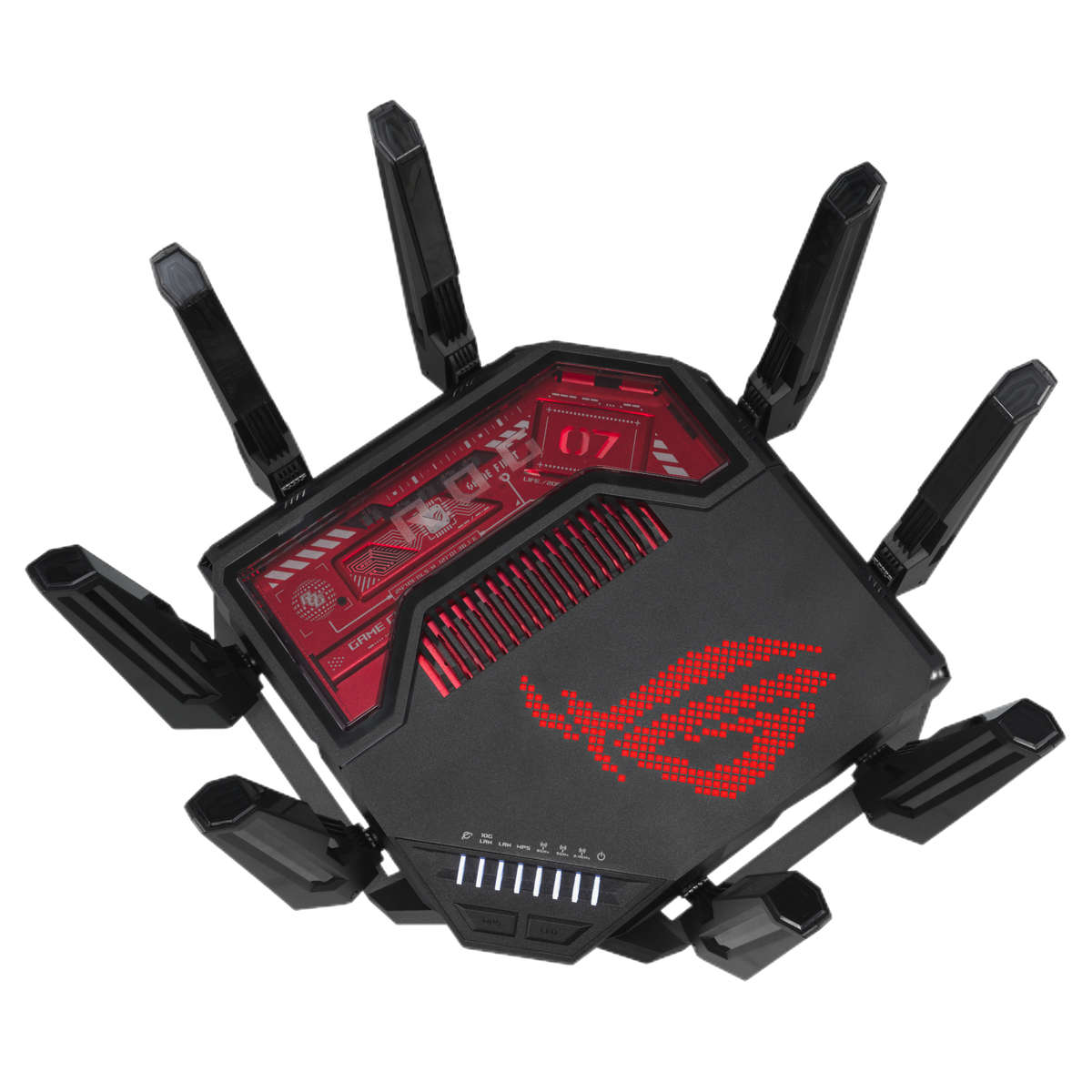 ASUS ROG Rapture BE19000 Wi-Fi 7 Tri-Band Gaming Router with Dual 10G Ports