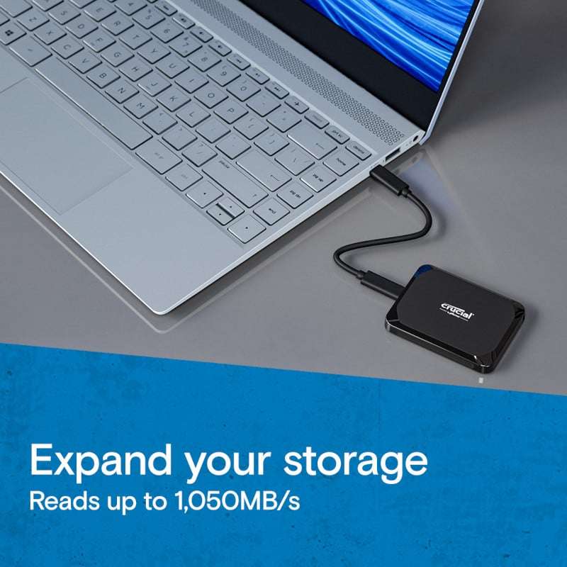 1TB Crucial X9 Type-C Portable SSD