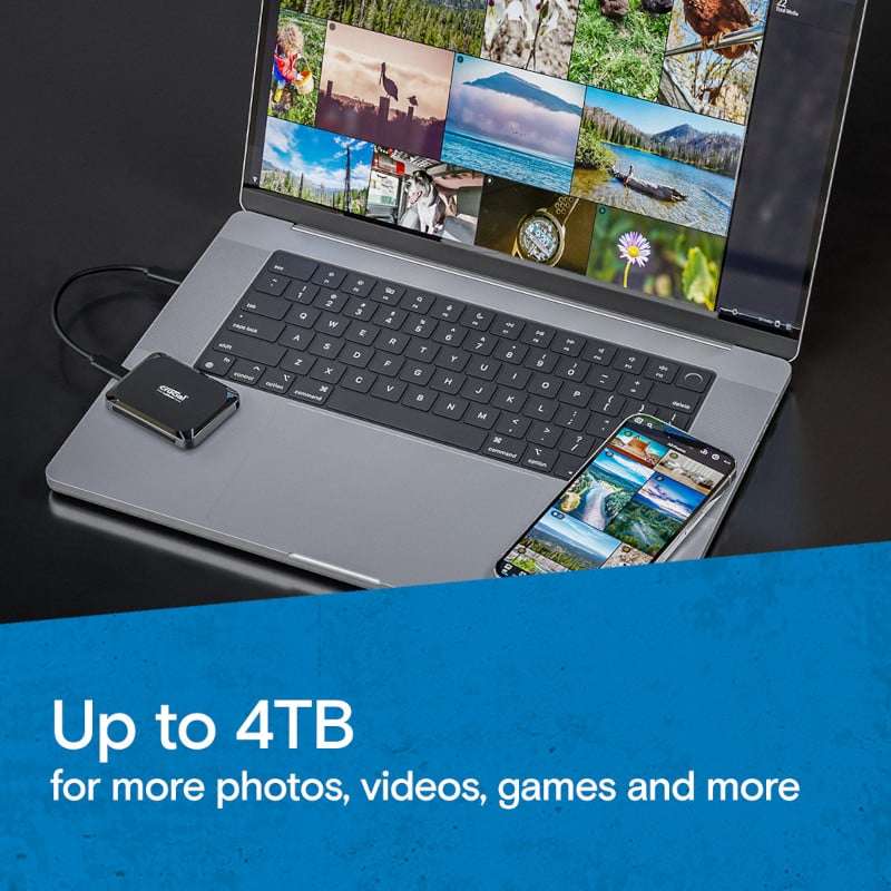 1TB Crucial X9 Type-C Portable SSD