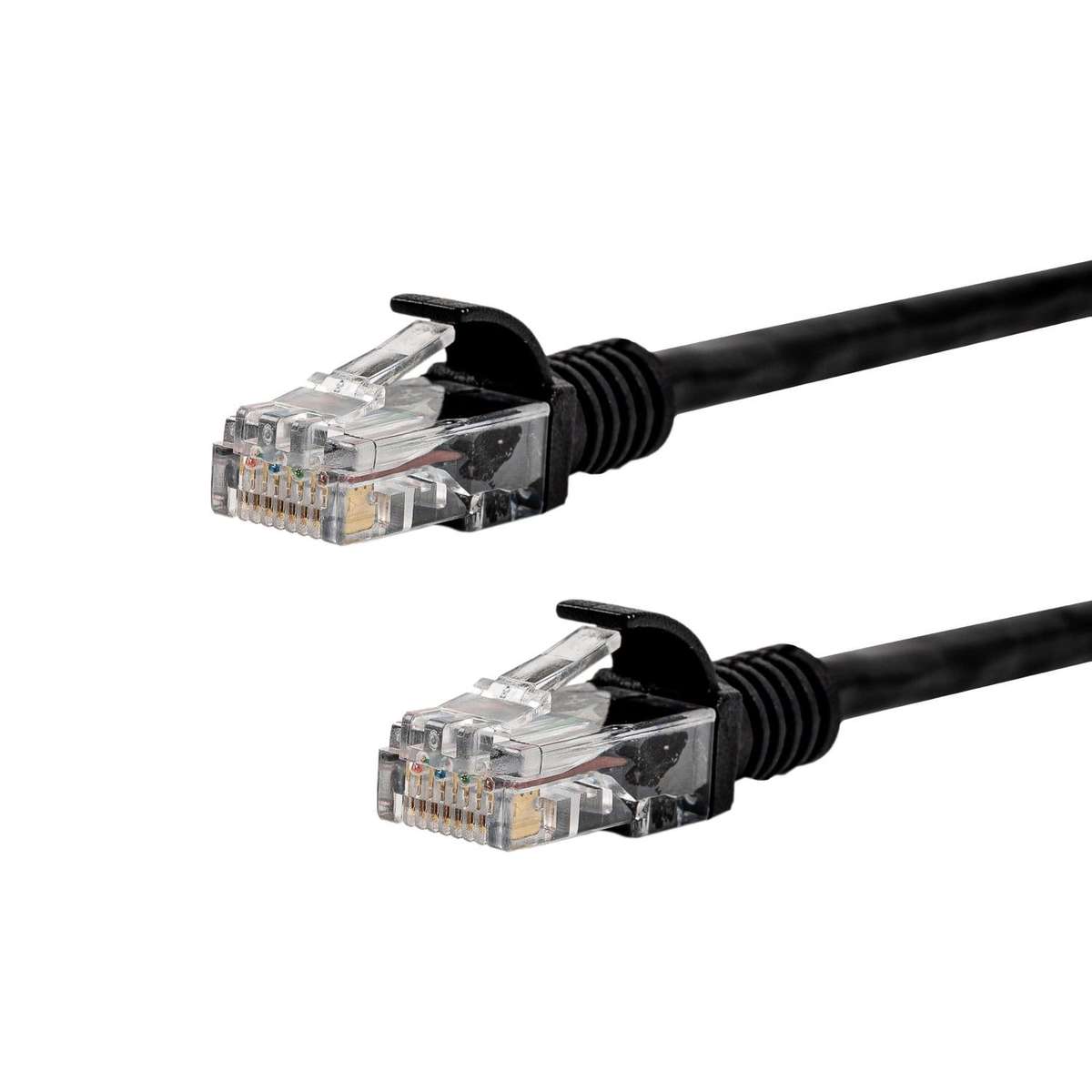 Gizzu Cat6 UTP Fly Lead Ethernet Network Cable 1m  Black