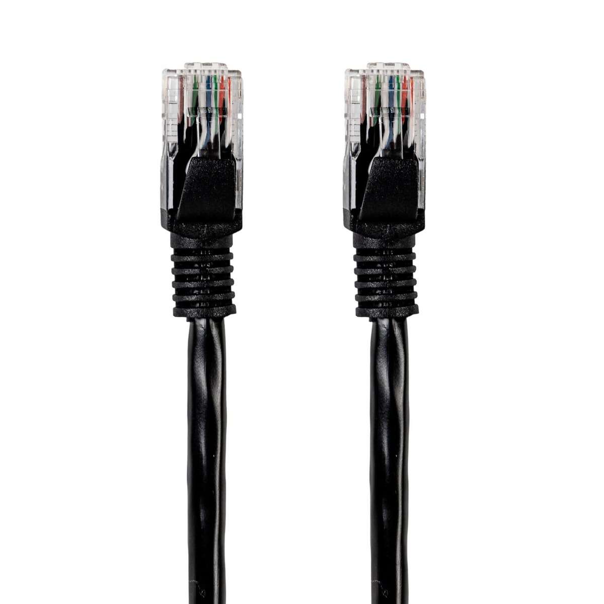 Gizzu Cat6 UTP Fly Lead Ethernet Network Cable 1m  Black