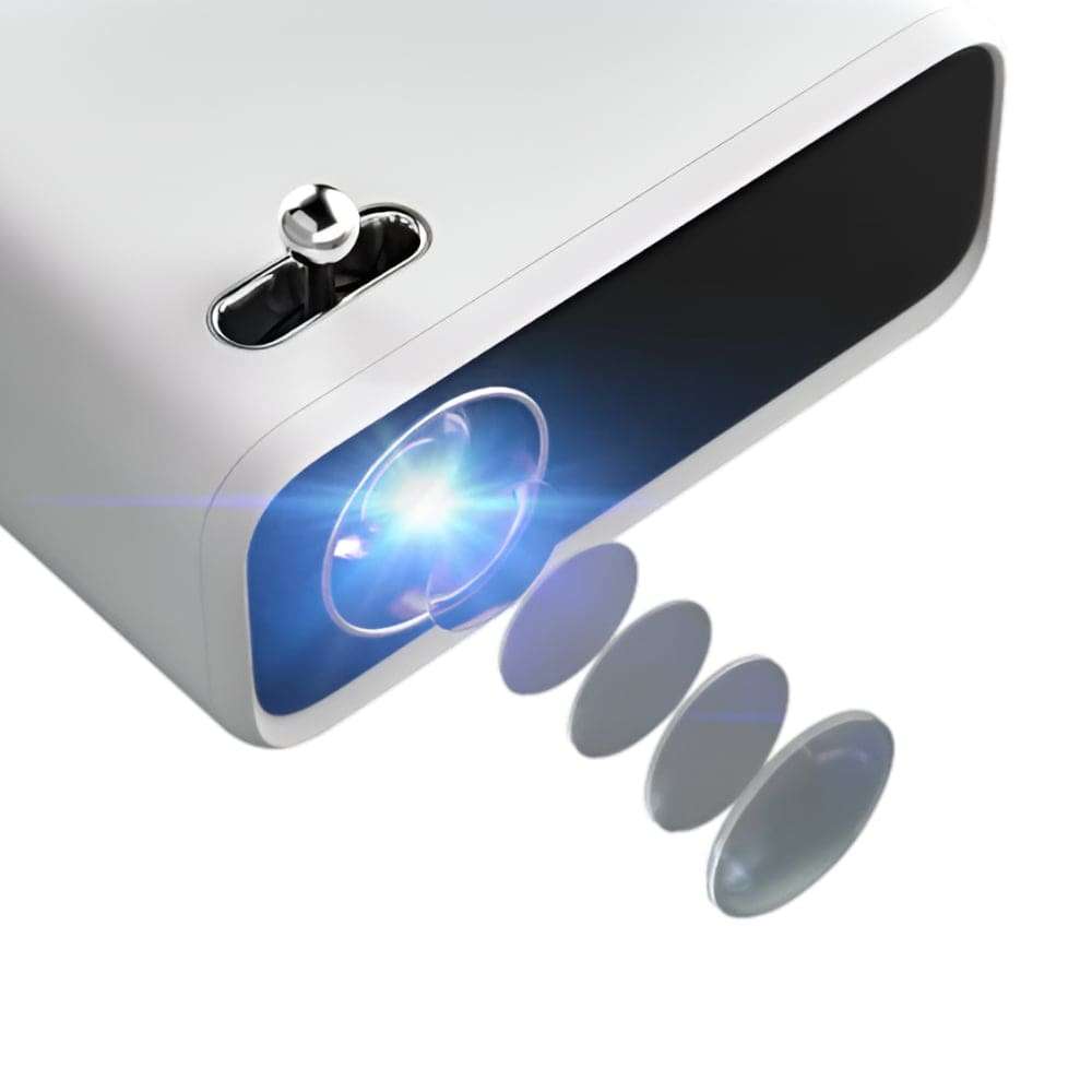 WANBO MINI PRO 720p 250ANSI Android 9.0 Smart Projector - White