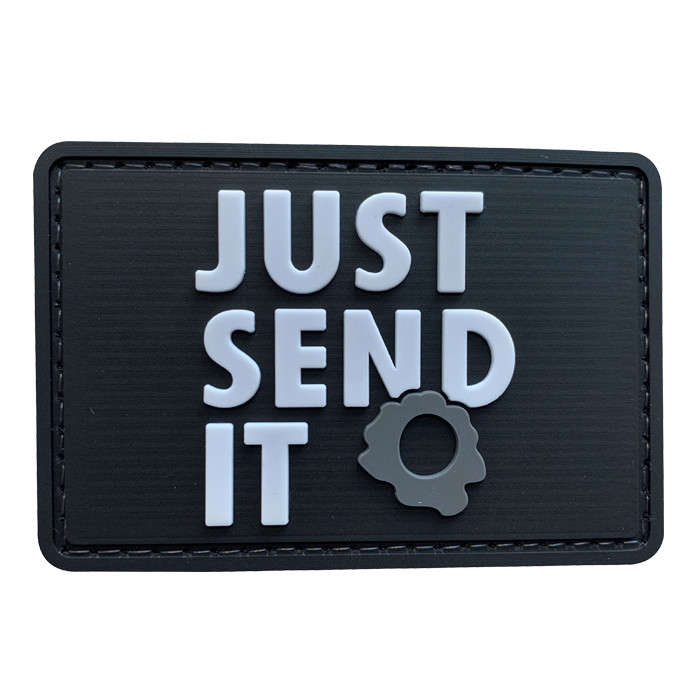 TacSpec "Just Send It" PVC Velcro Patch - Black