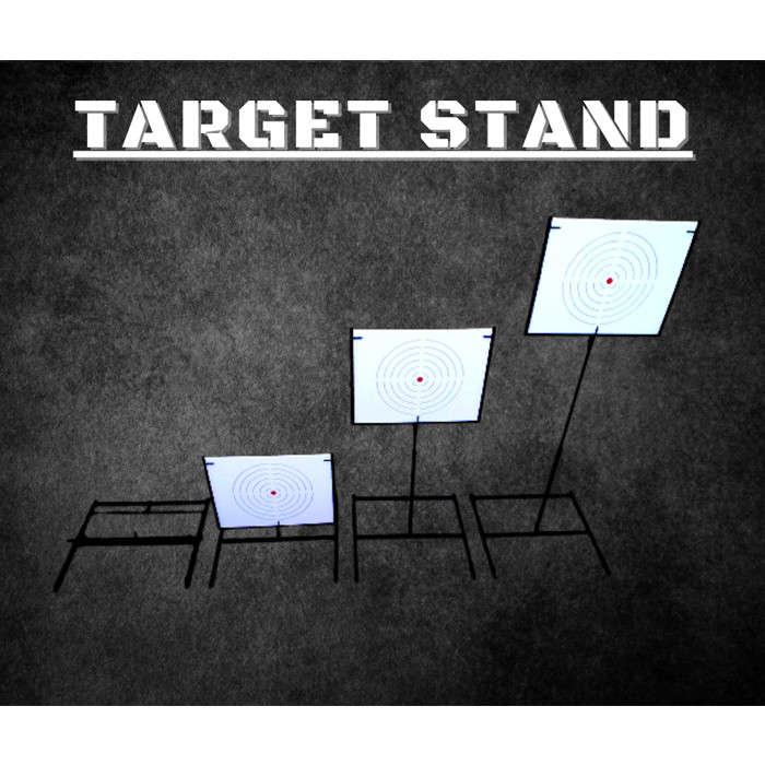 Collapsible Cardboard Target Stand Complete 500x500x1100mm (IDPA/IPSC/NHSA Targets)