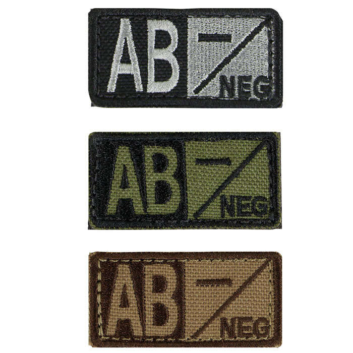 Condor Blood Type Velcro Patch